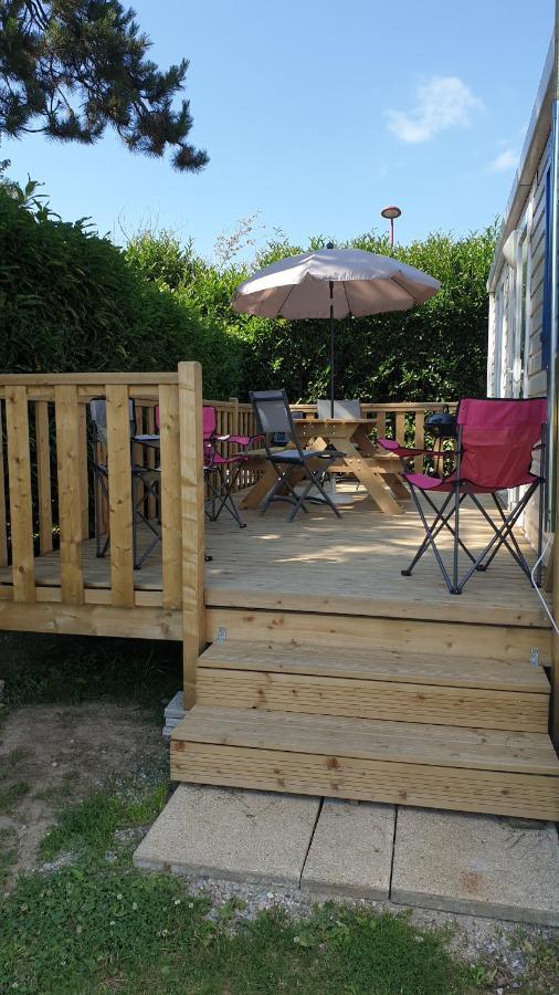 Mobil Home 6-8 Places Parcelle 4 Climatise Biville-sur-Mer Exterior foto